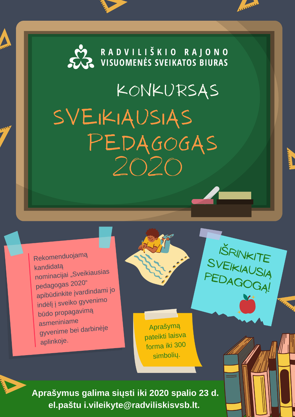 sveikiausias pedagogas 2020
